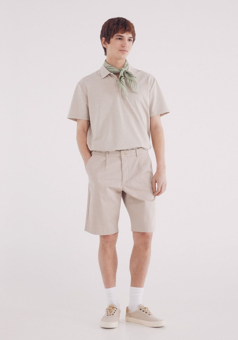 Polo Piqué Estructura Bicolor Regular Fit Springfield 3