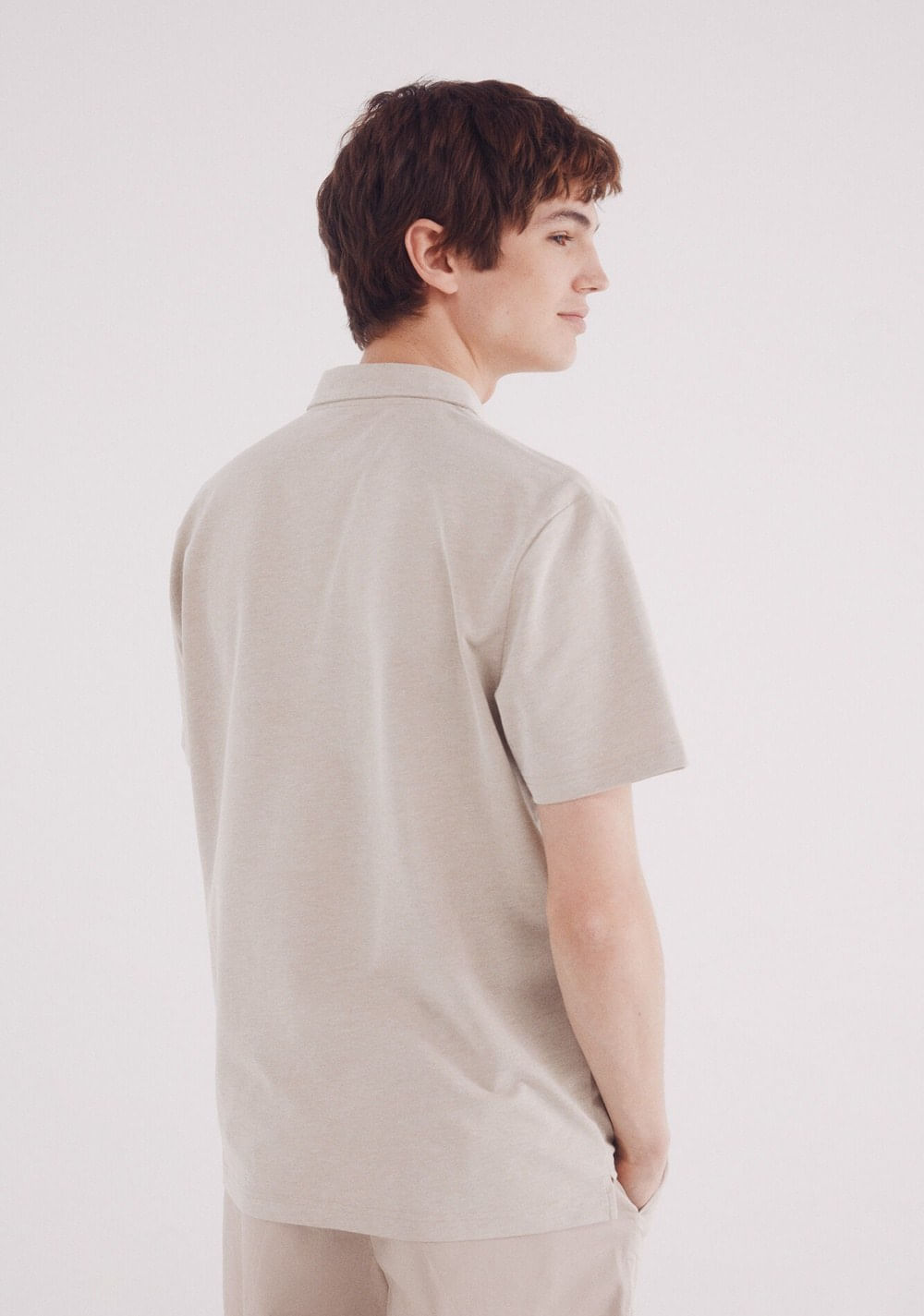 Polo Piqué Estructura Bicolor Regular Fit Springfield 4