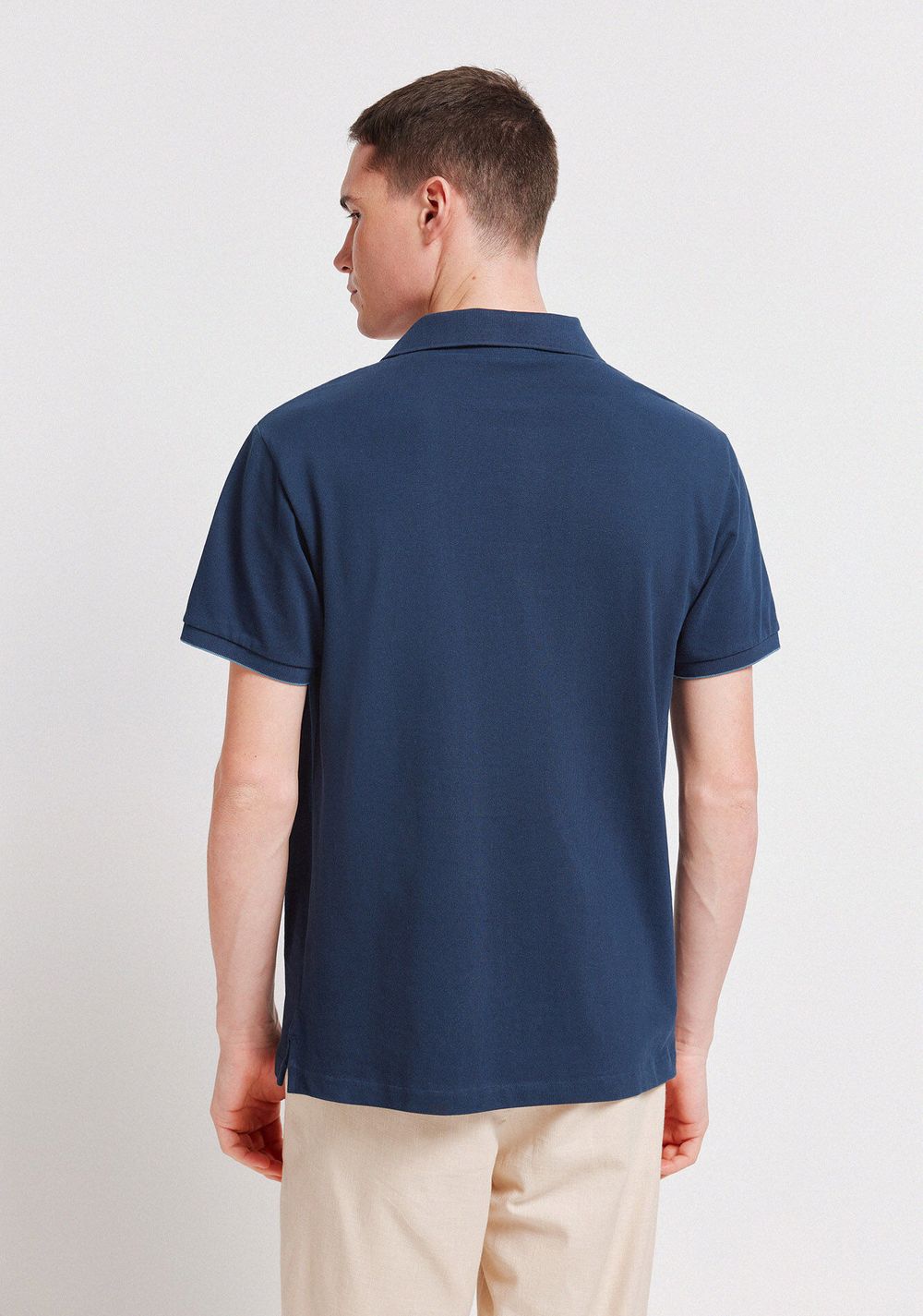 Polo Piqué de Puño de Contraste Slim Fit Springfield 2