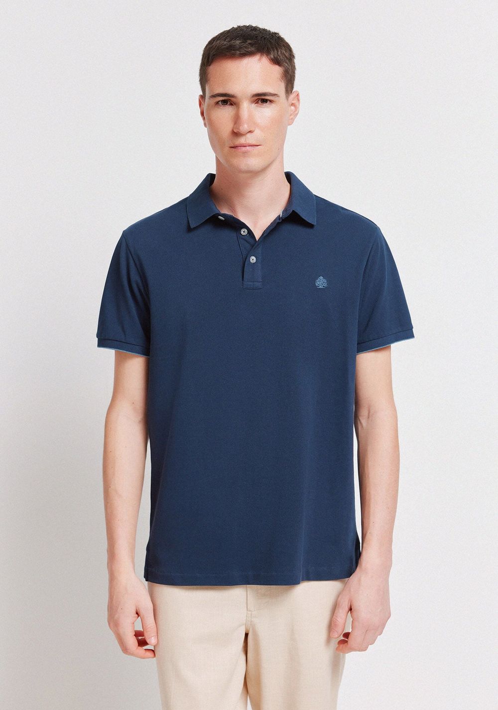 Polo Piqué de Puño de Contraste Slim Fit Springfield