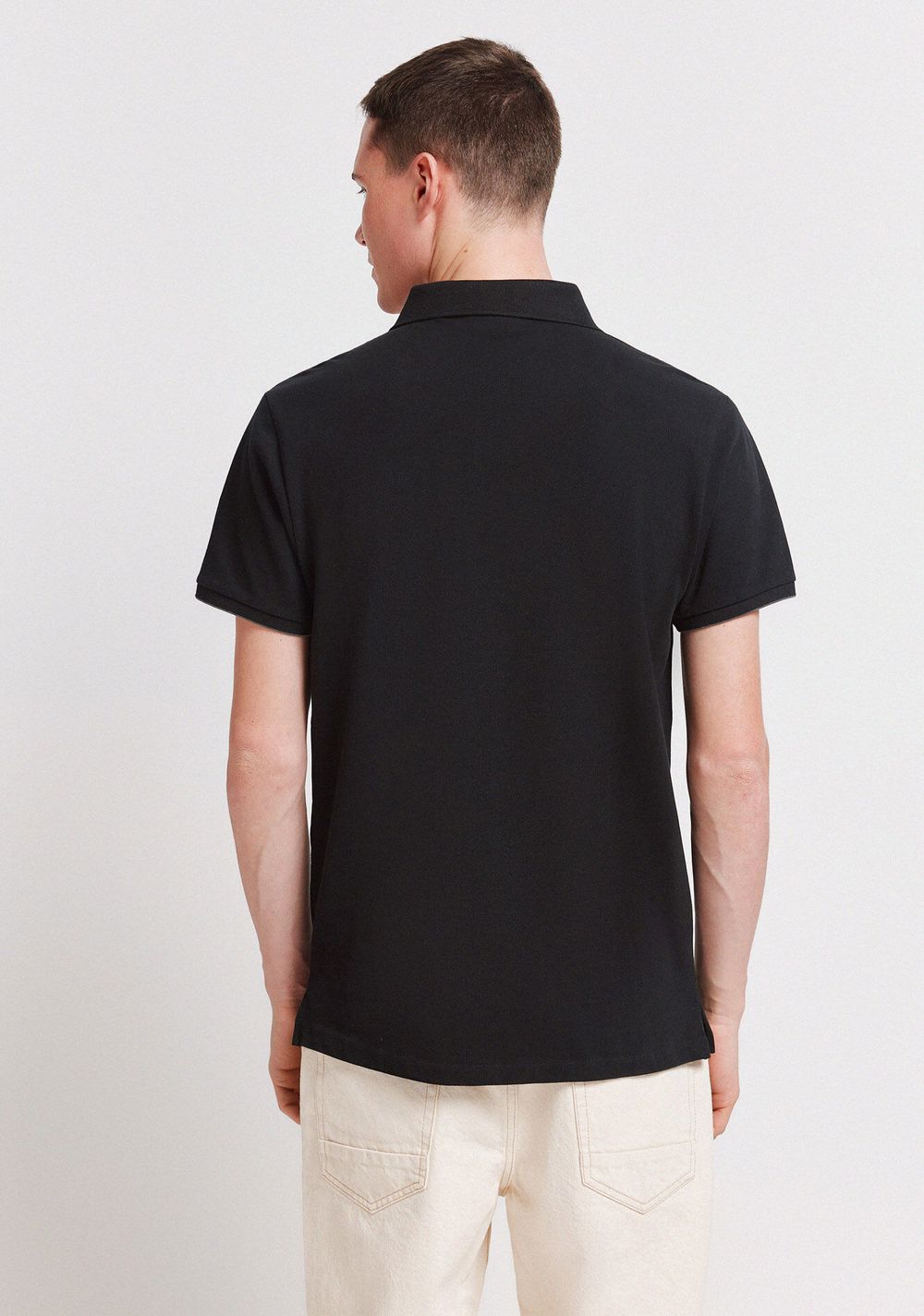 Polo Piqué de Puño de Contraste Slim Fit Springfield 4