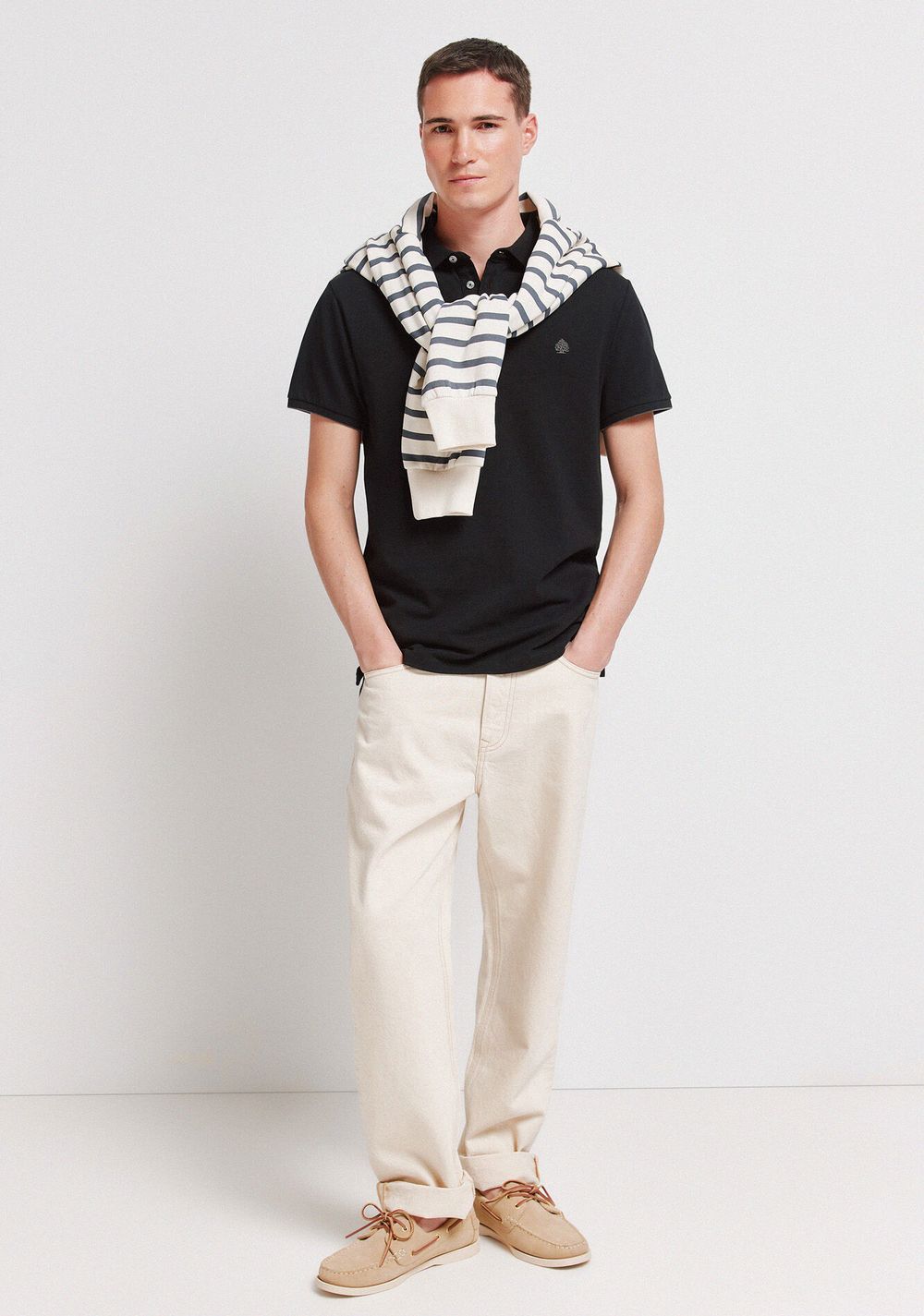 Polo Piqué de Puño de Contraste Slim Fit Springfield 5