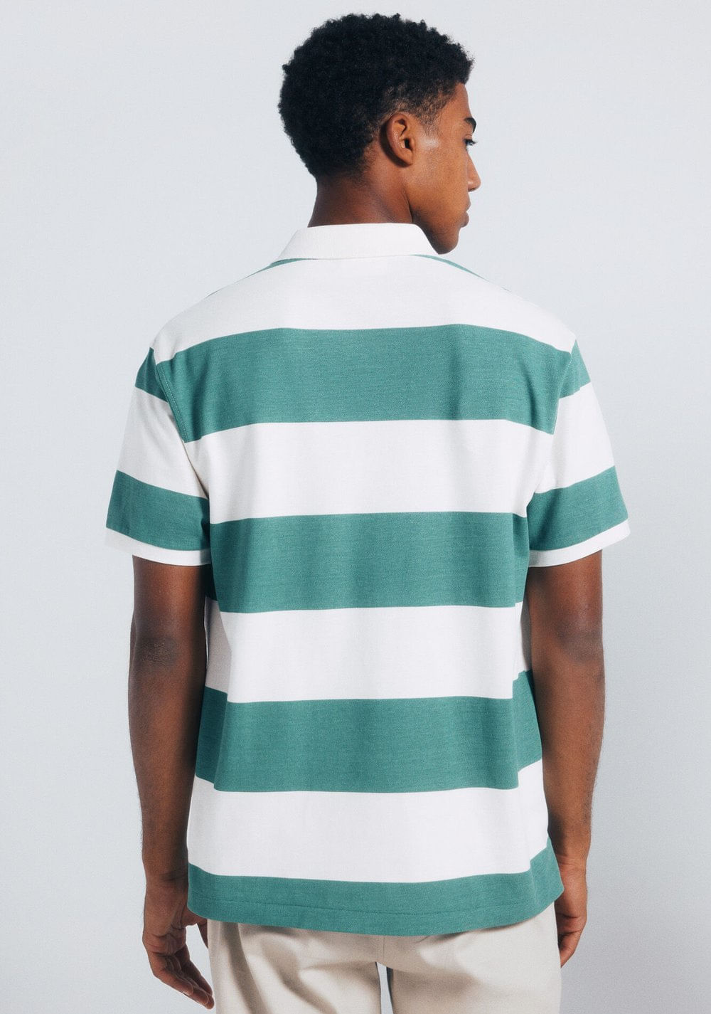 Polo Piqué Regular Fit Rayas Anchas Springfield 3