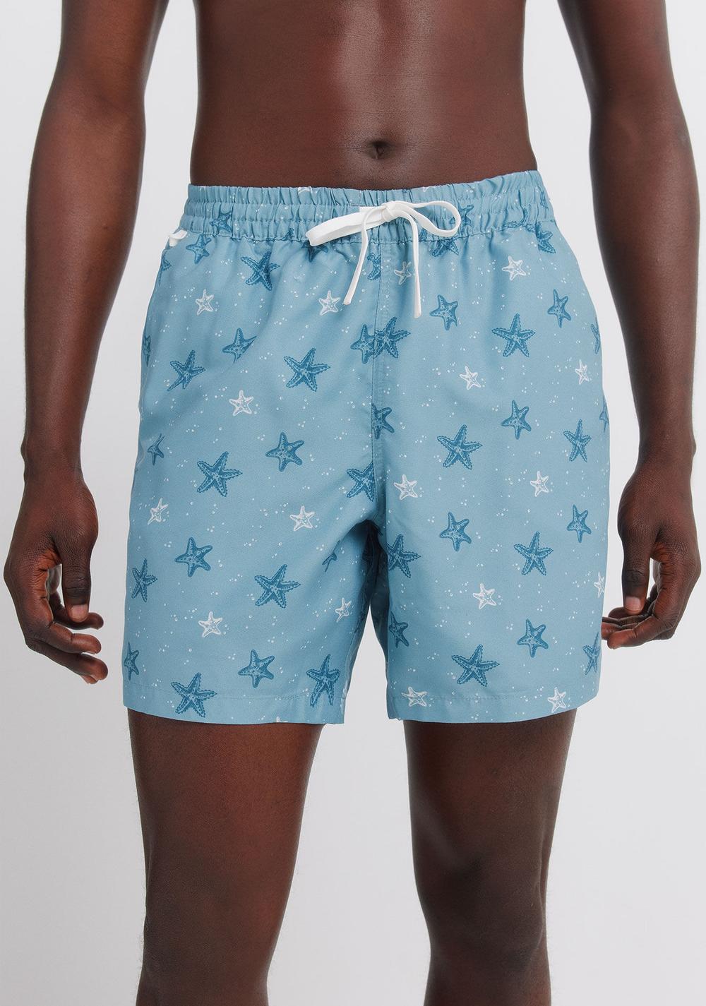 Short de Baño Estampado de Estrellas Springfield