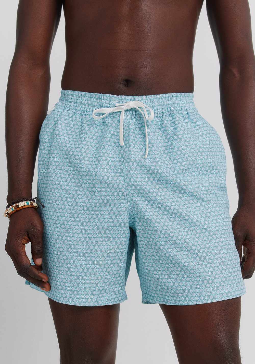 Short de Baño Estampado Geométrico Springfield