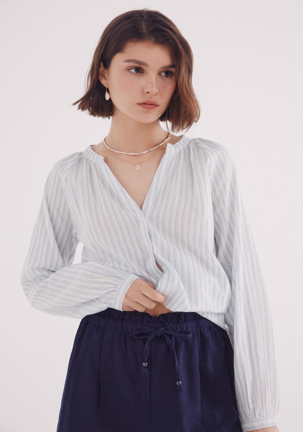 Short Elástico Cintura Algodón Lino Springfield 2
