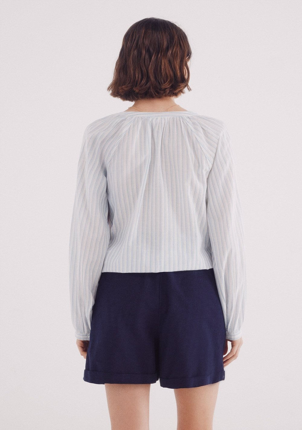 Short Elástico Cintura Algodón Lino Springfield 3