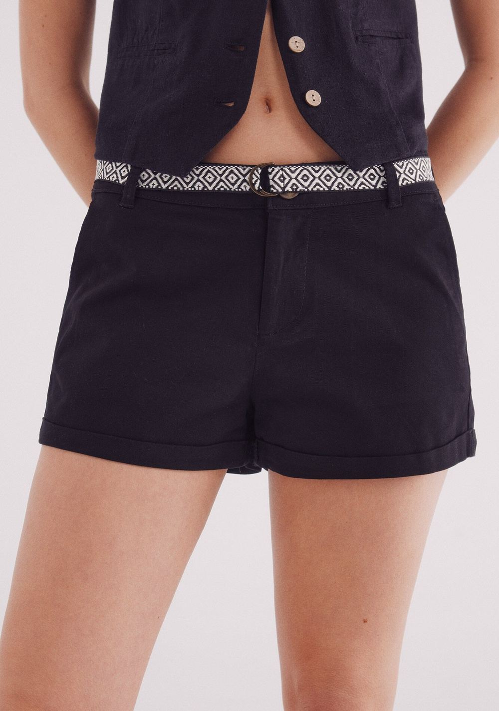 Shorts Chino Cinturón Springfield