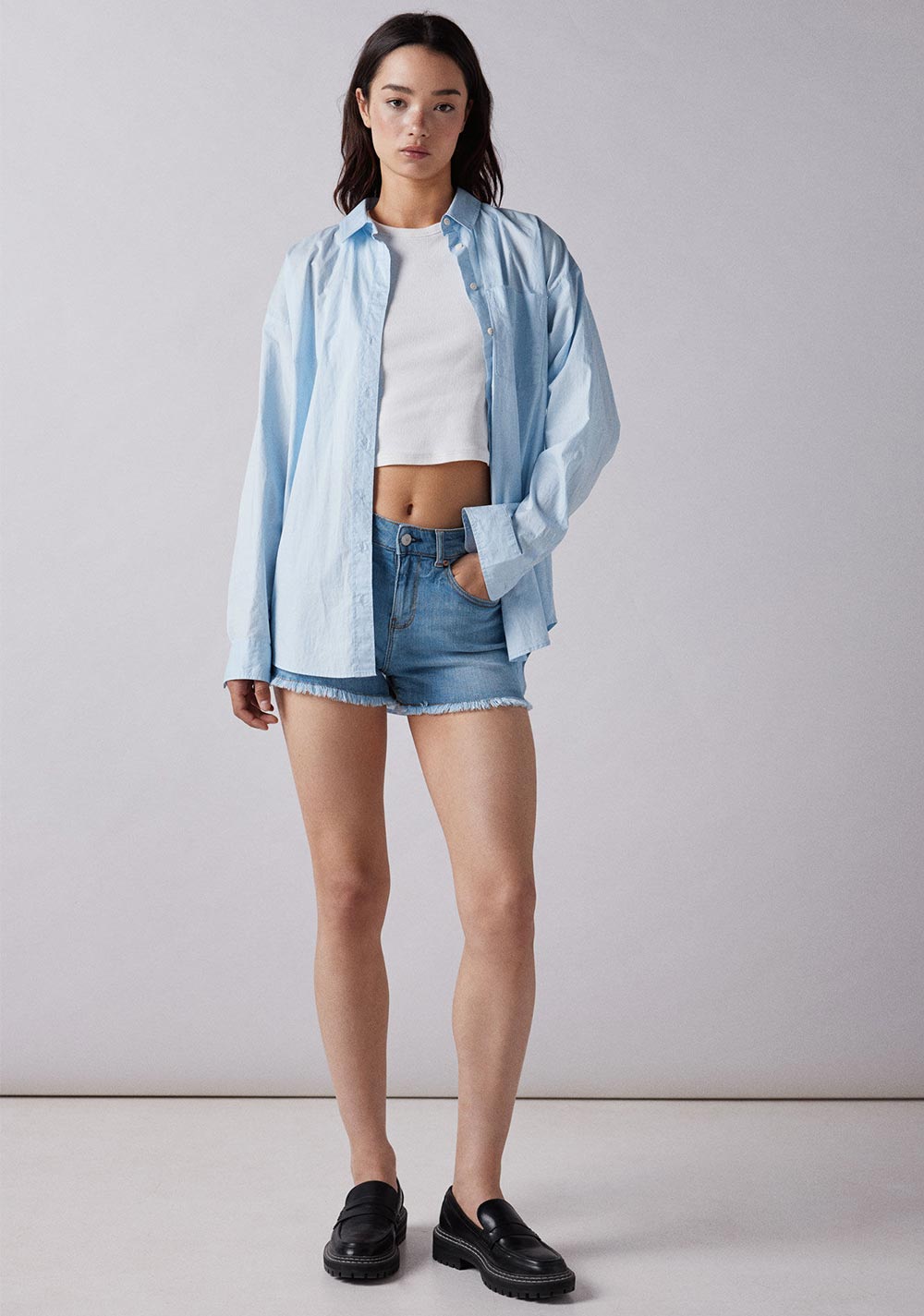 Shorts Jeans Comfort Desflecados Springfield 2