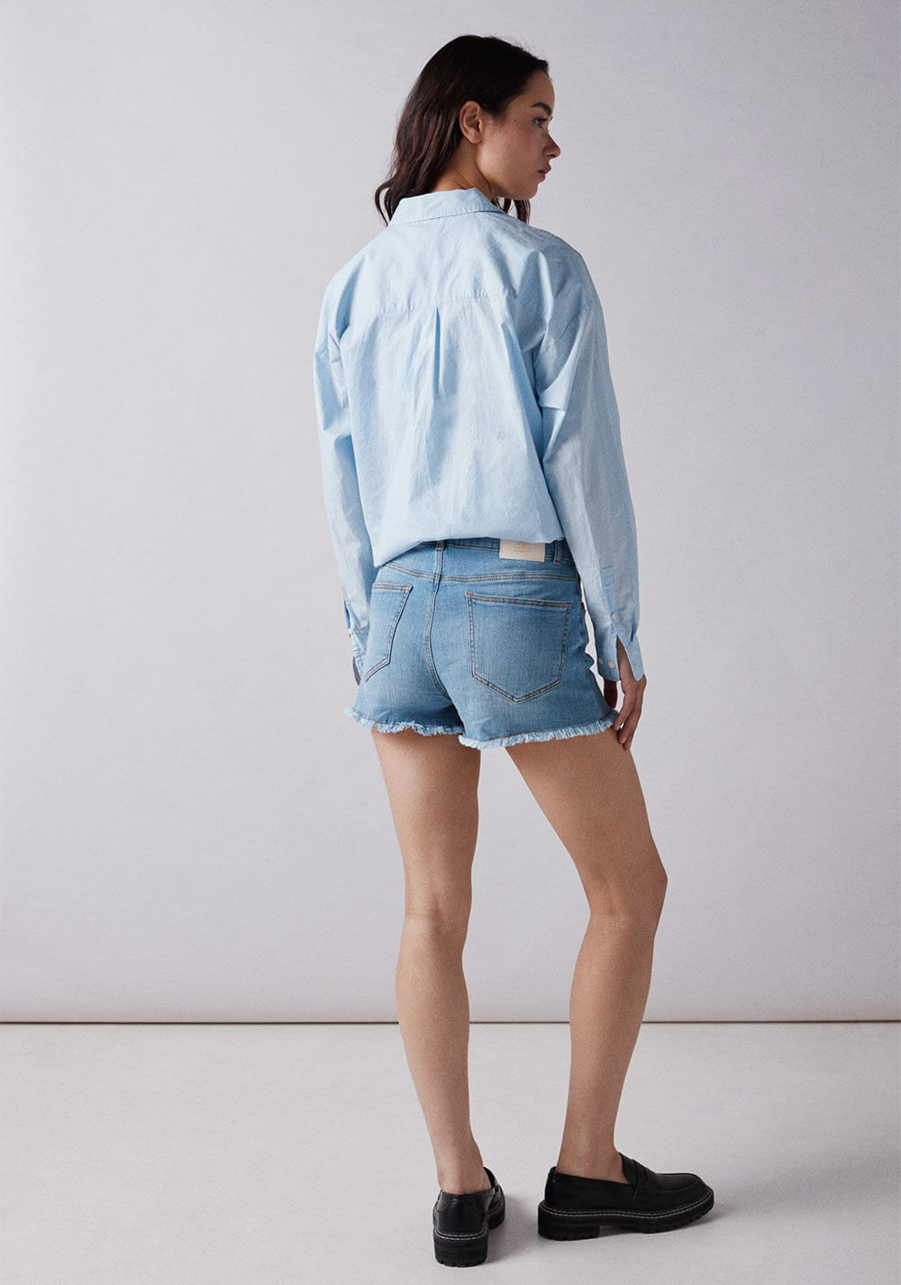 Shorts Jeans Comfort Desflecados Springfield 3