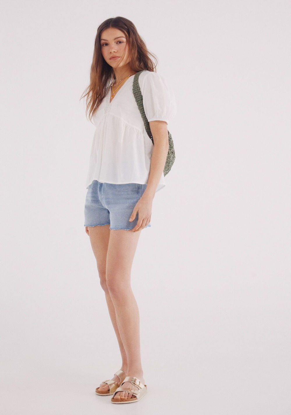 Shorts Jeans Ondas Springfield 3