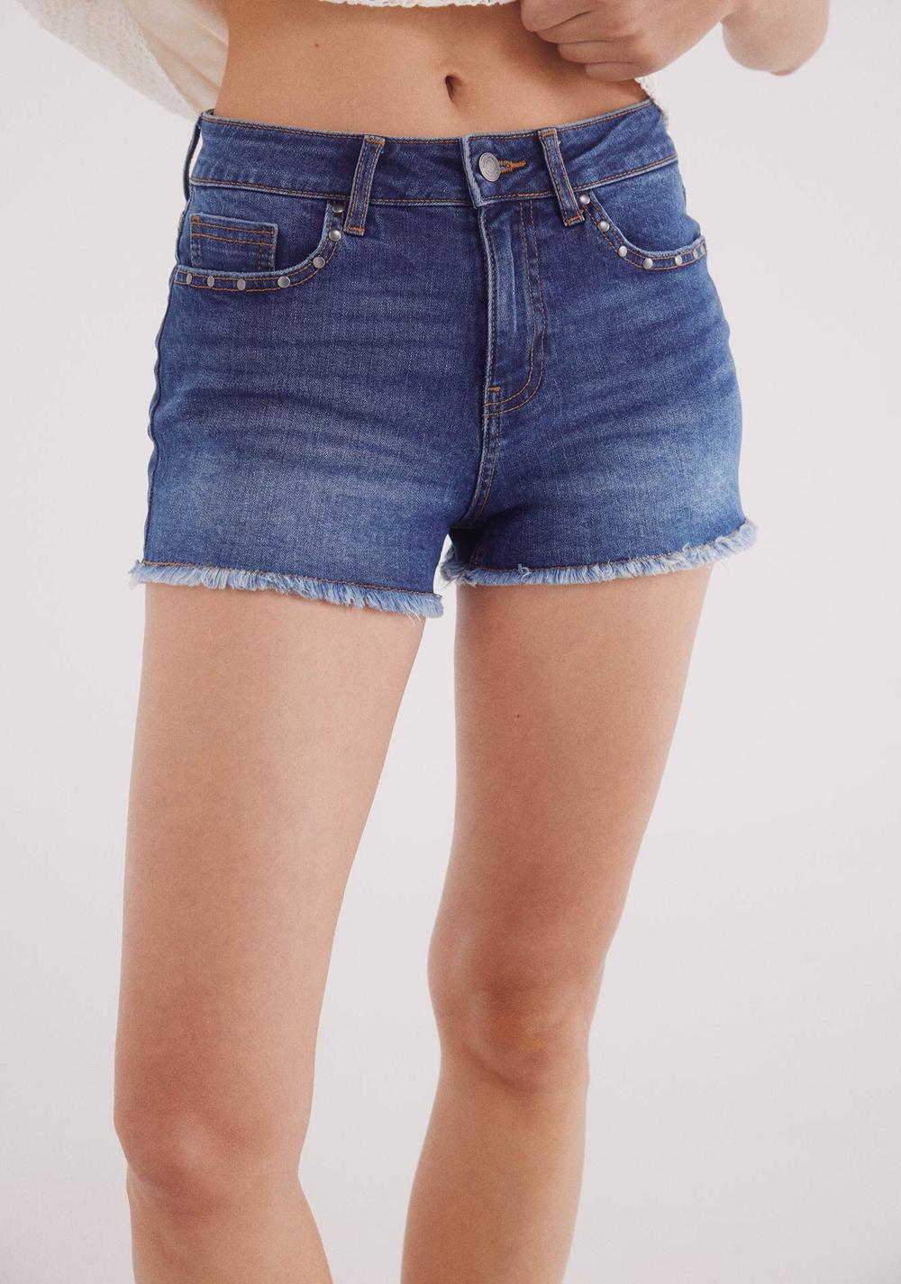 Shorts Jeans Tachuelas Springfield