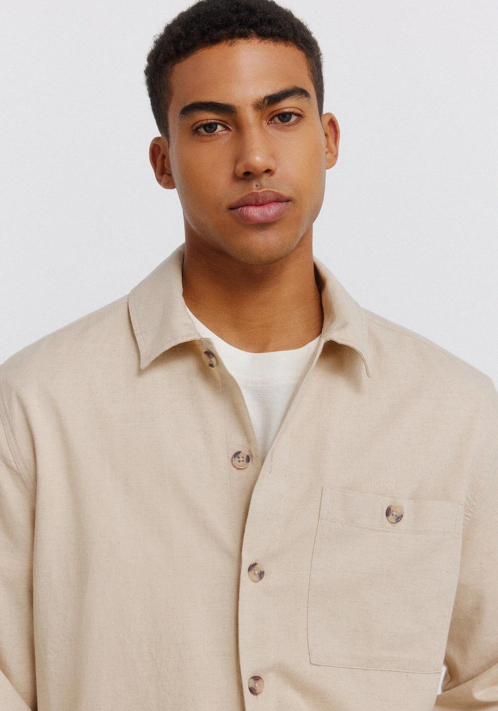 Sobrecamisa de Lino con Bolsillo Springfield 3