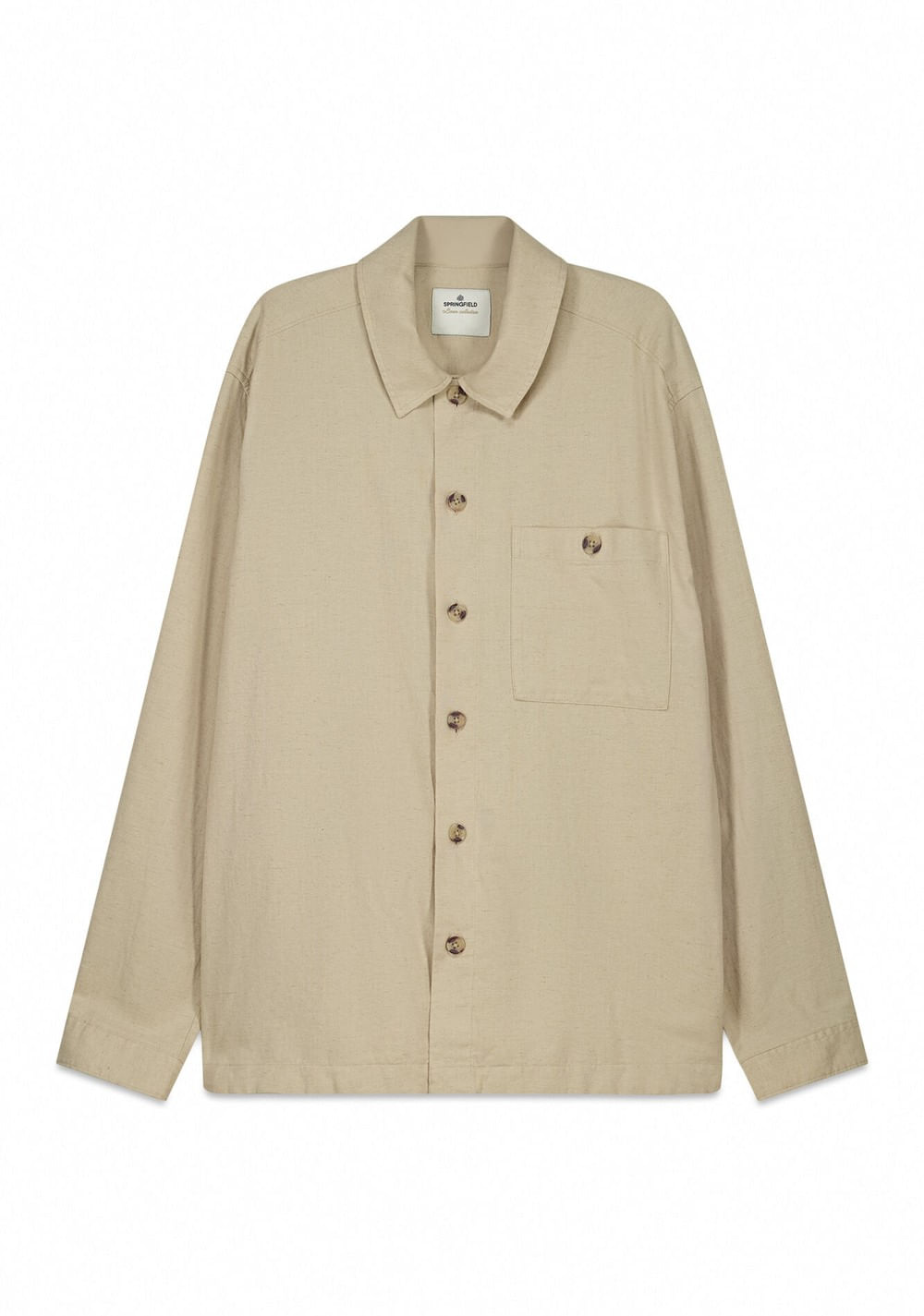 Sobrecamisa de Lino con Bolsillo Springfield 6