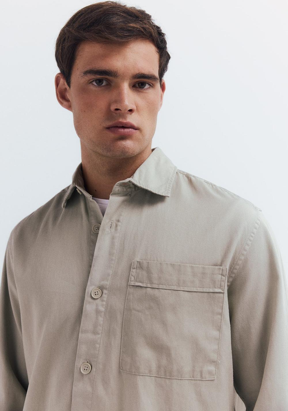 Sobrecamisa con Tencel Oversize Springfield 4