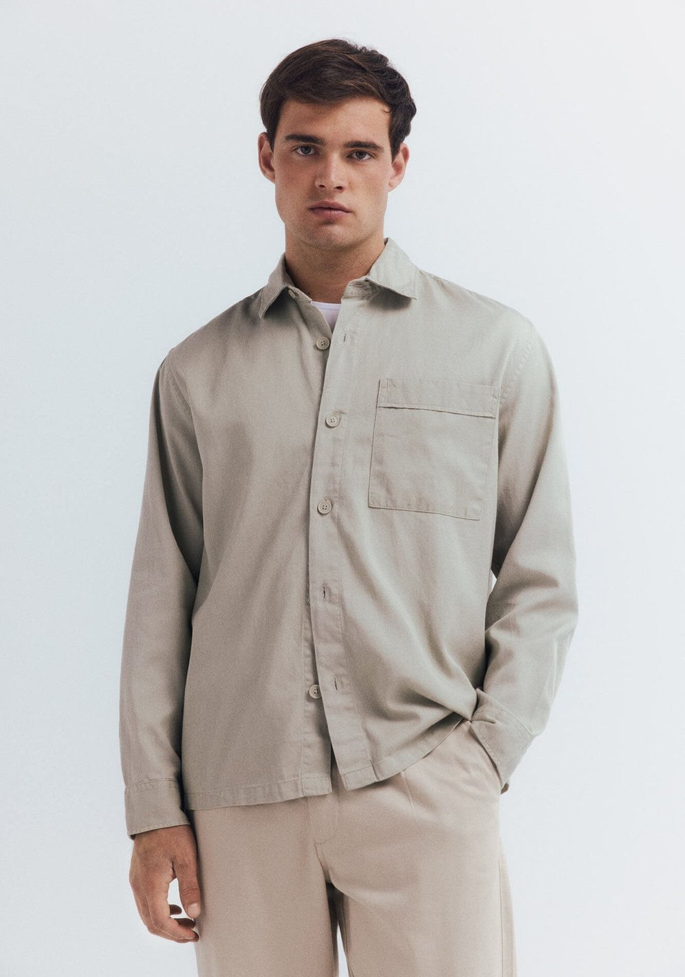 Sobrecamisa con Tencel Oversize Springfield Imagen Principal