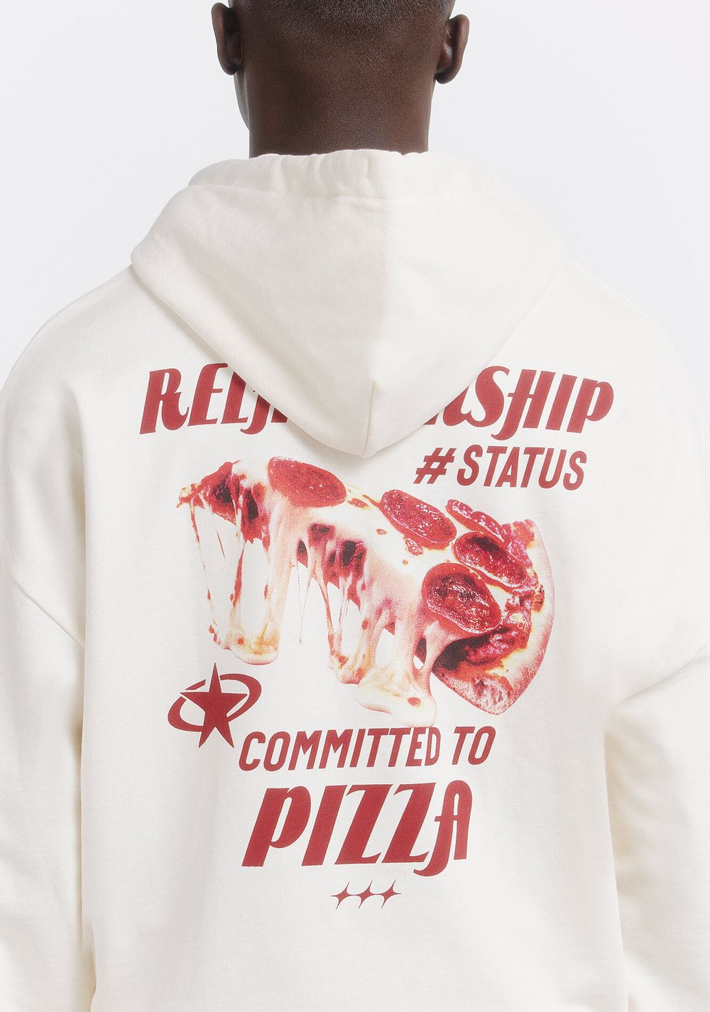 Suéter con Capucha Estampado de Pizza Springfield 4