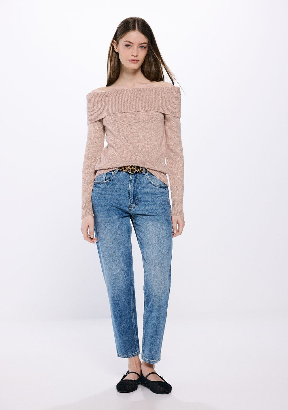 Suéter Cuello Vuelto Escote Hombros Springfield 3