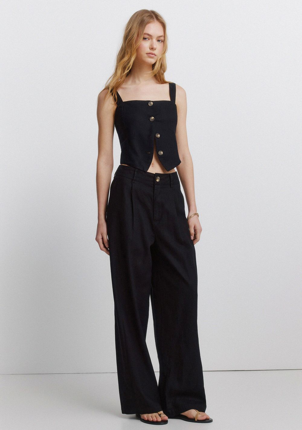 Top Chaleco de Lino Springfield 2