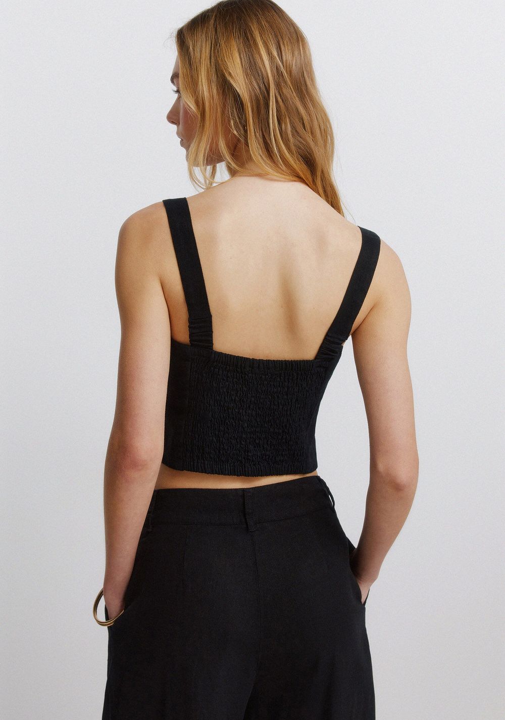Top Chaleco de Lino Springfield 4