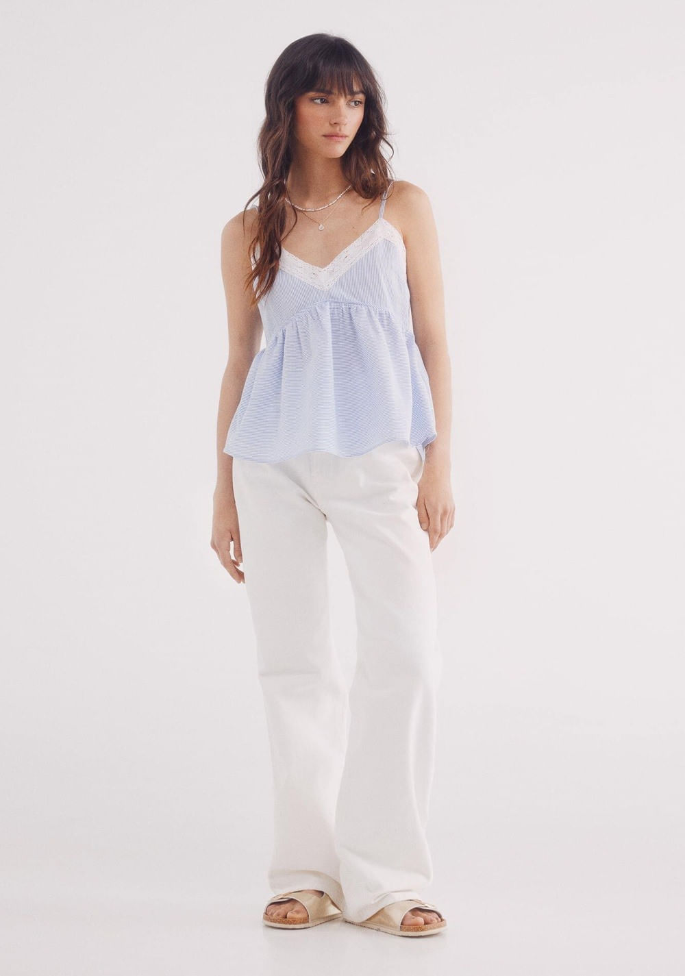 Top Escote Lace Rayas Springfield 2