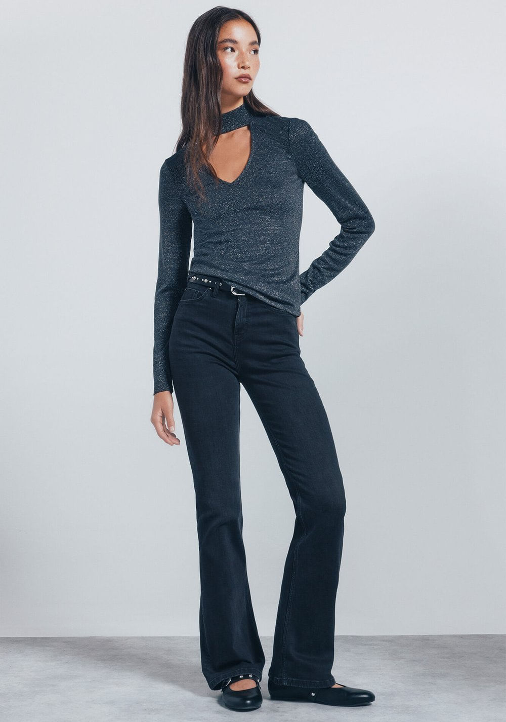 Top Lúrex Cuello Choker Springfield 2