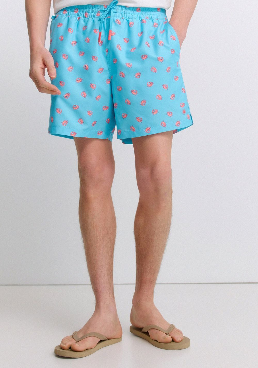 Traje de Baño Estampado de Cangrejos Springfield