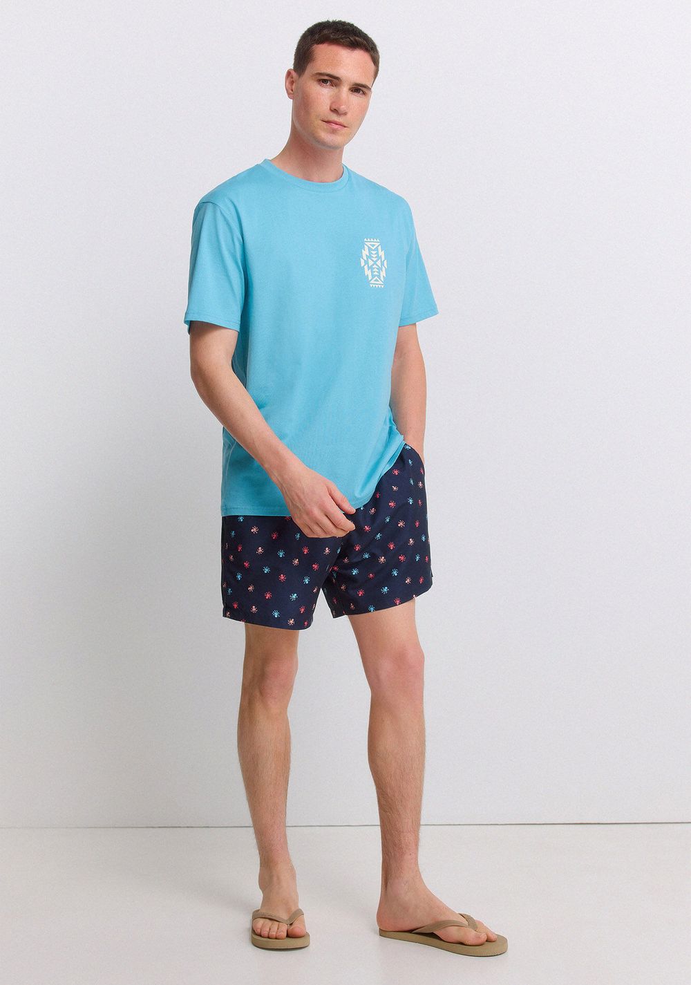 Traje de Baño Estampado de Pulpos Springfield 2