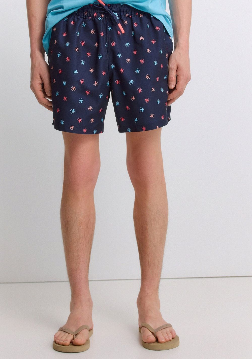 Traje de Baño Estampado de Pulpos Springfield