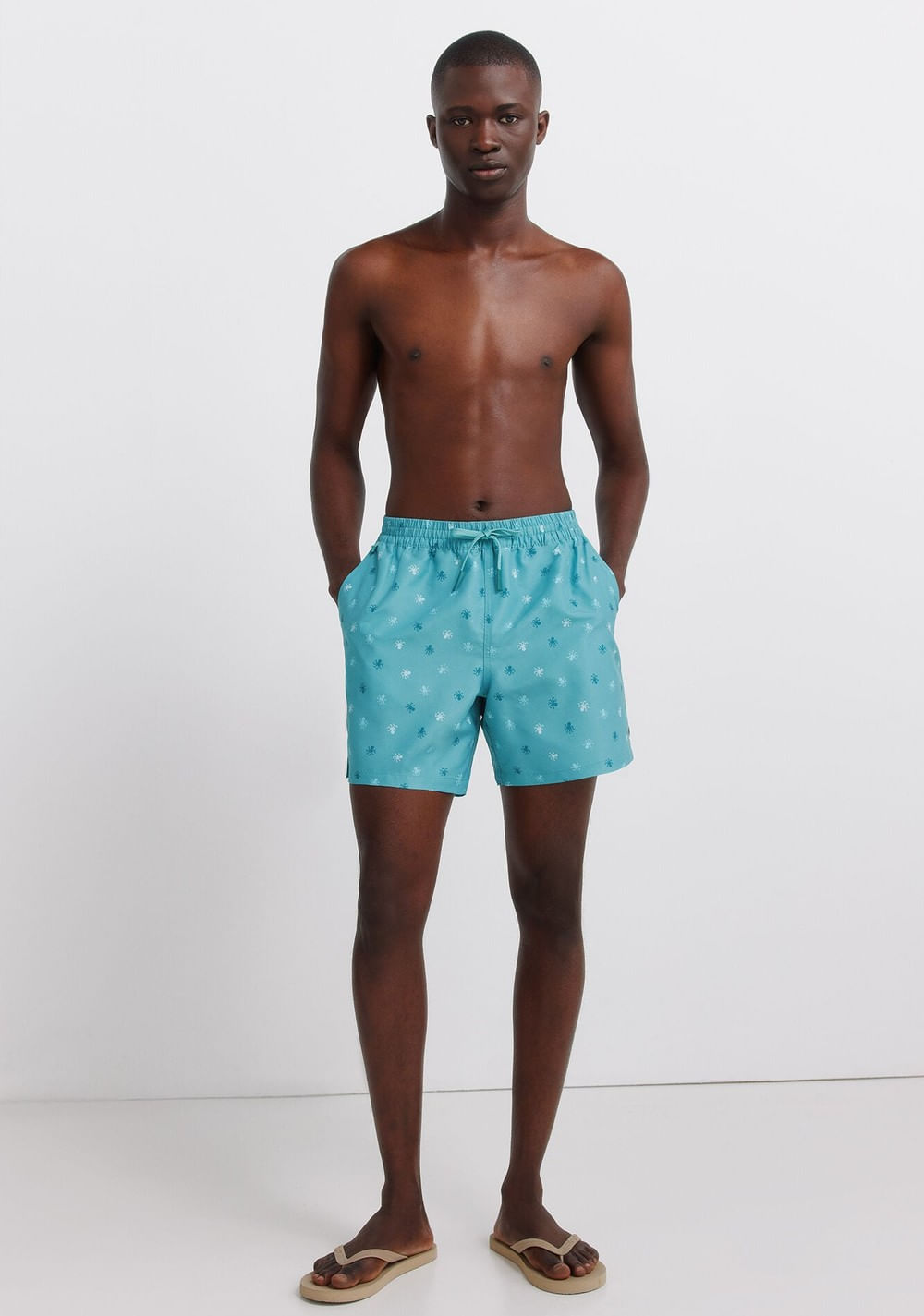Traje de Baño Estampado de Pulpos Springfield 6