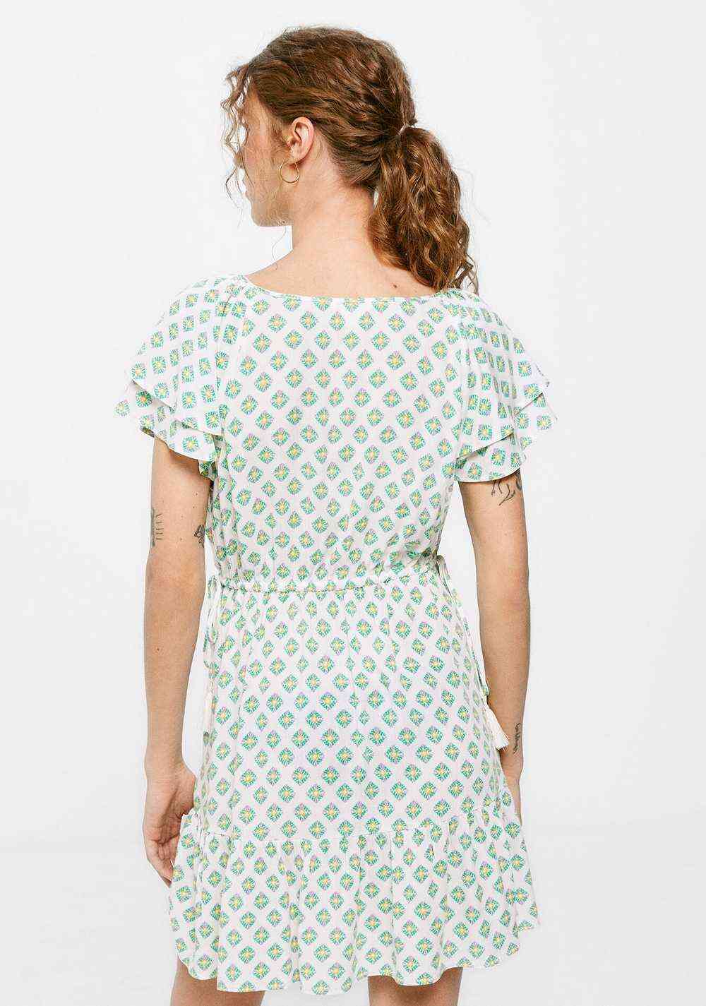 Vestido Corto Lazos Cintura Springfield 3
