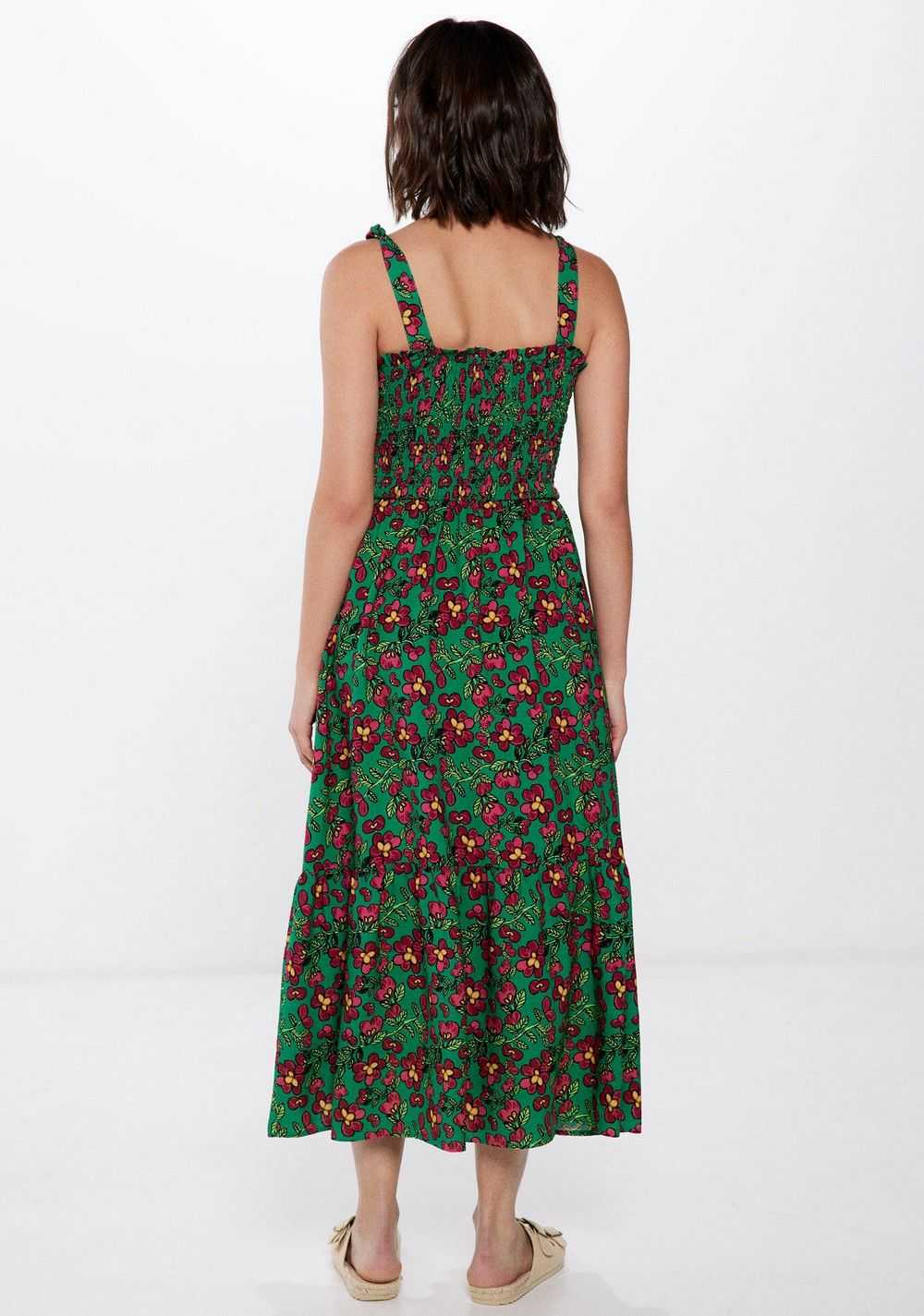 Vestido Midi Tirantes Lazo roots Studio Springfield 2