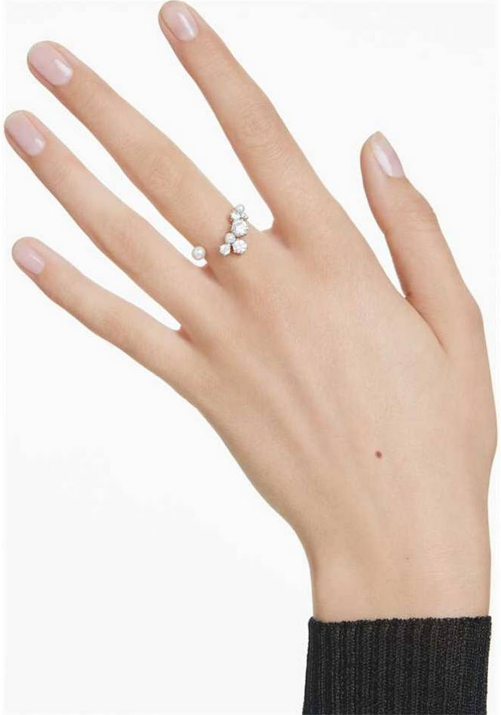 Anillo Abierto Constella Crystal Pearl Swarovski 5