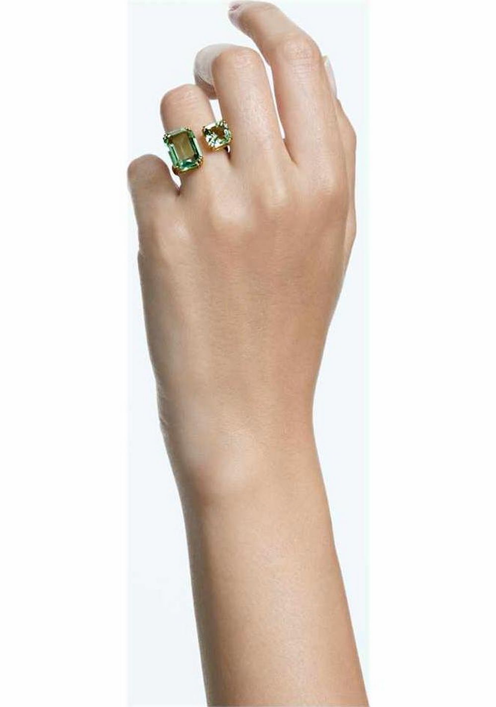 Anillo Abierto Millenia Verde Swarovski 4