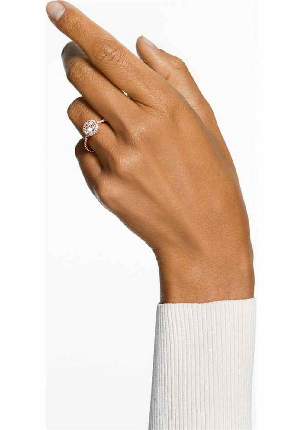 Anillo de Cóctel una Angelic Blanco Swarovski 3