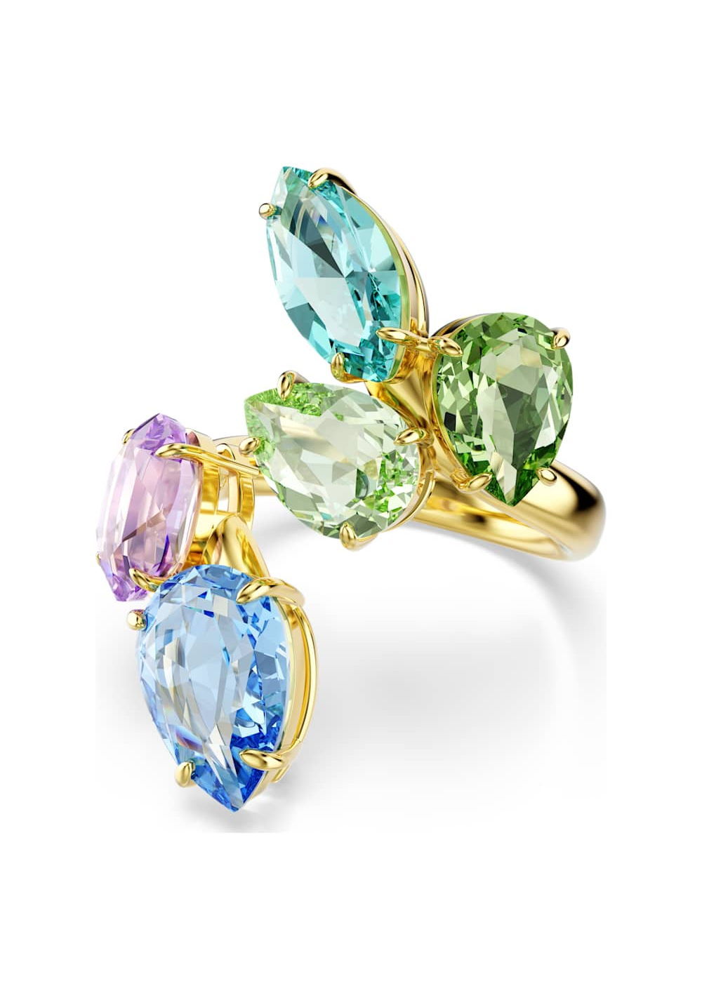 Anillo de Cóctel Gema Multicolor Swarovski