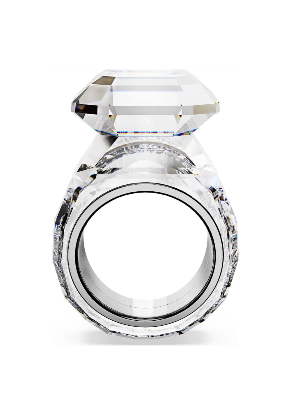 Anillo de Cóctel Lucent Blanco Swarovski 3