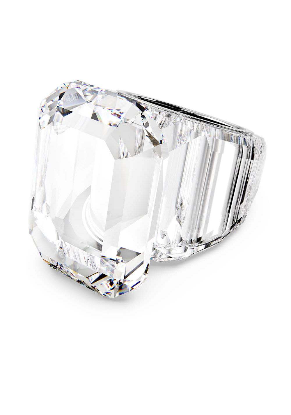 Anillo de Cóctel Lucent Blanco Swarovski Imagen Principal
