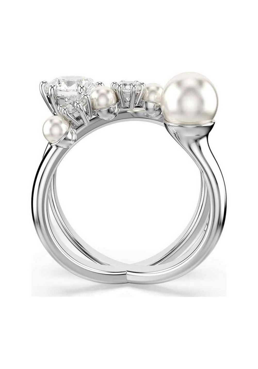 Anillo de Cóctel Matrix Perla de Cristal Swarovski 3
