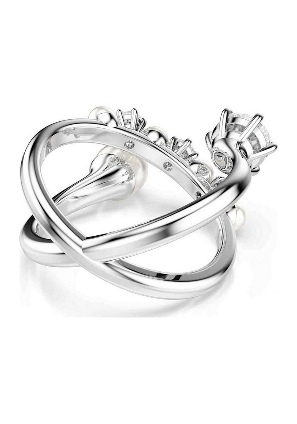 Anillo de Cóctel Matrix Perla de Cristal Swarovski 4