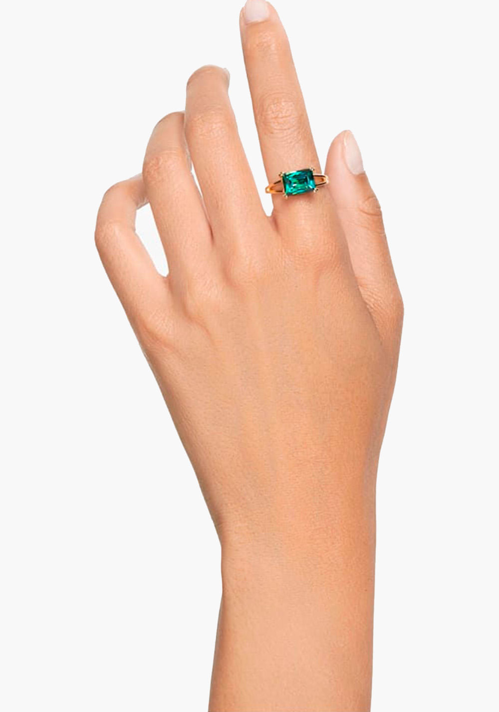 Anillo de Cóctel Stilla Verde Swarovski 5
