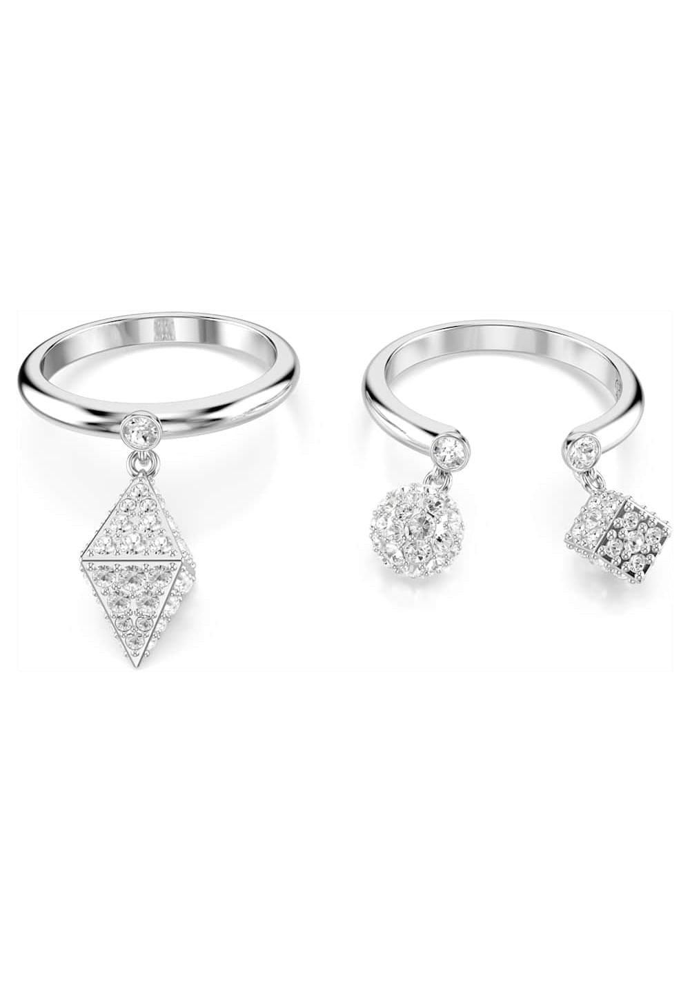 Anillo Dextera Conjunto Swarovski 4