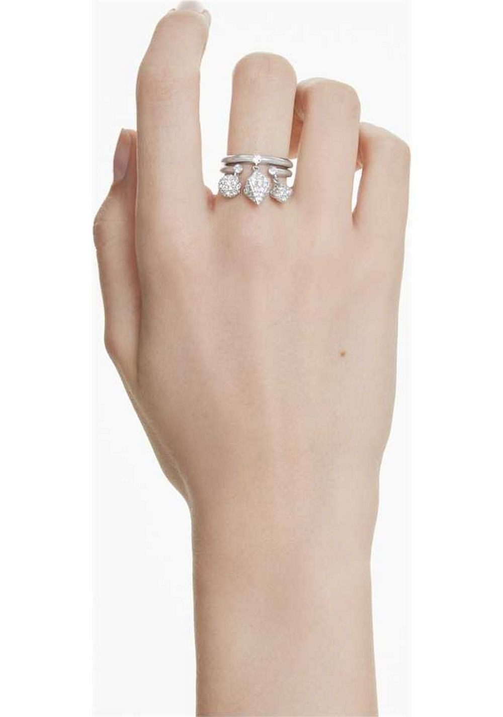 Anillo Dextera Conjunto Swarovski 5