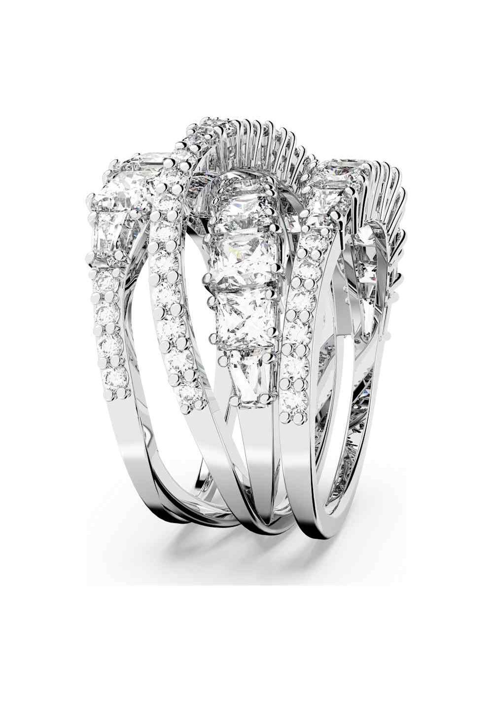 Anillo Hyperbola Blanco Swarovski 2