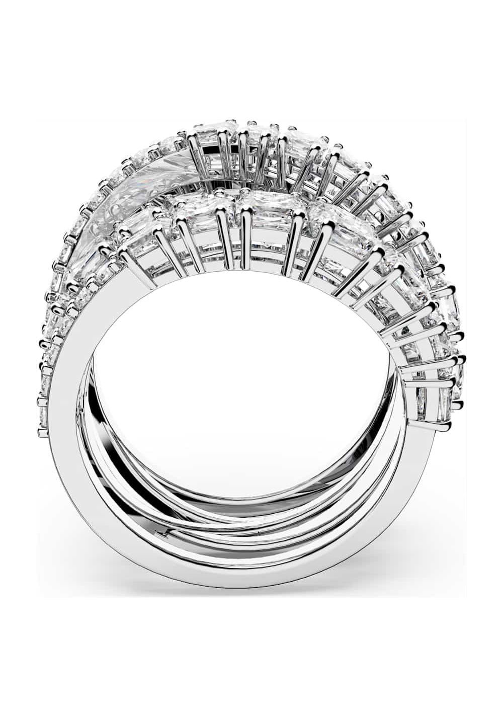 Anillo Hyperbola Blanco Swarovski 3