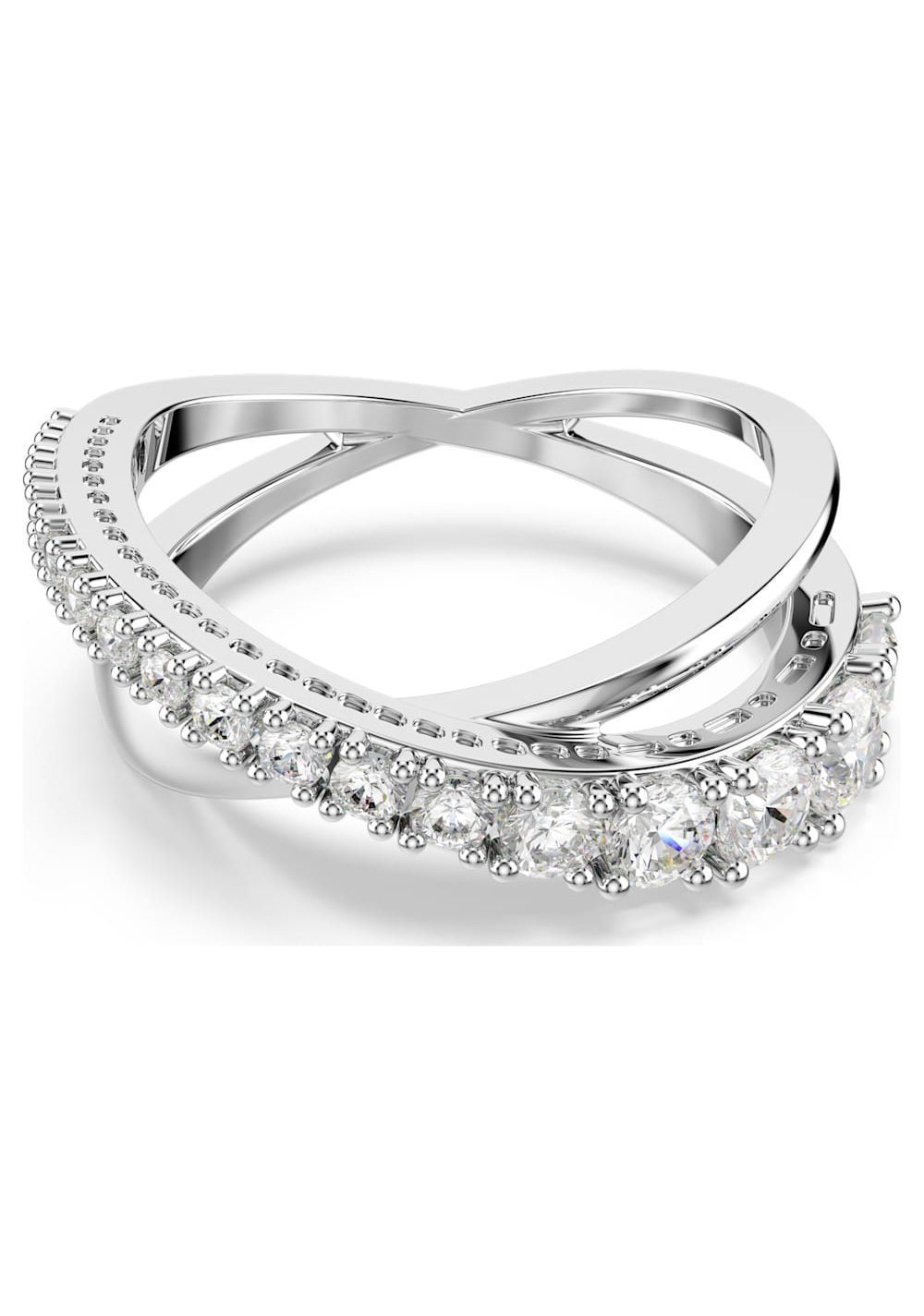 Anillo Hyperbola Blanco Swarovski
