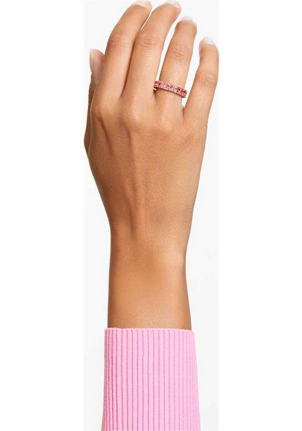 Anillo Matrix Rosa Swarovski 4