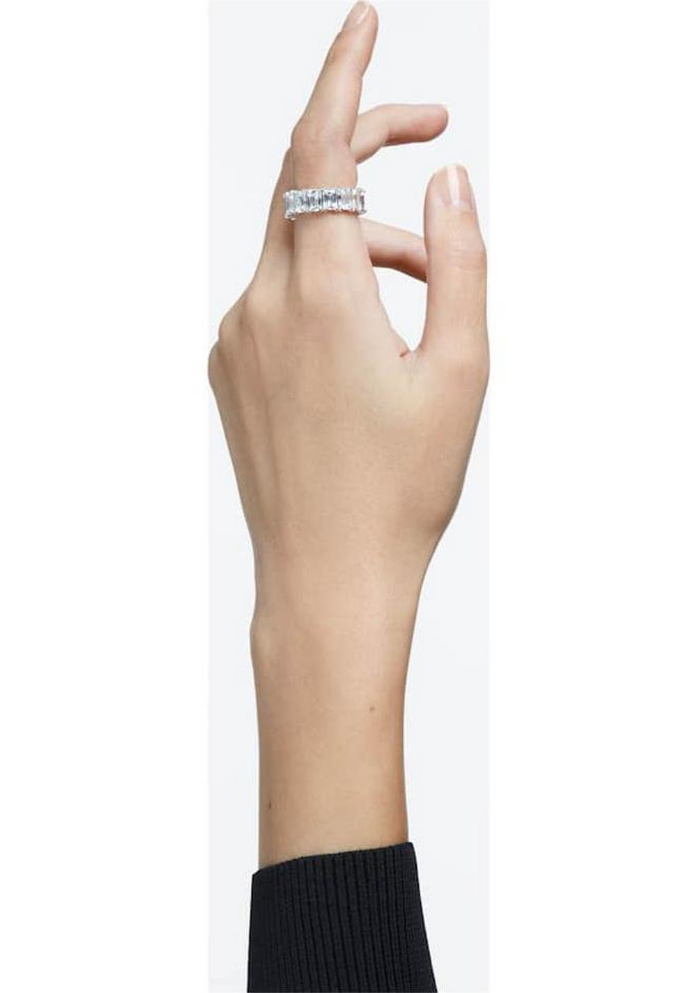 Anillo Matrix Vittore Blanco Swarovski 4