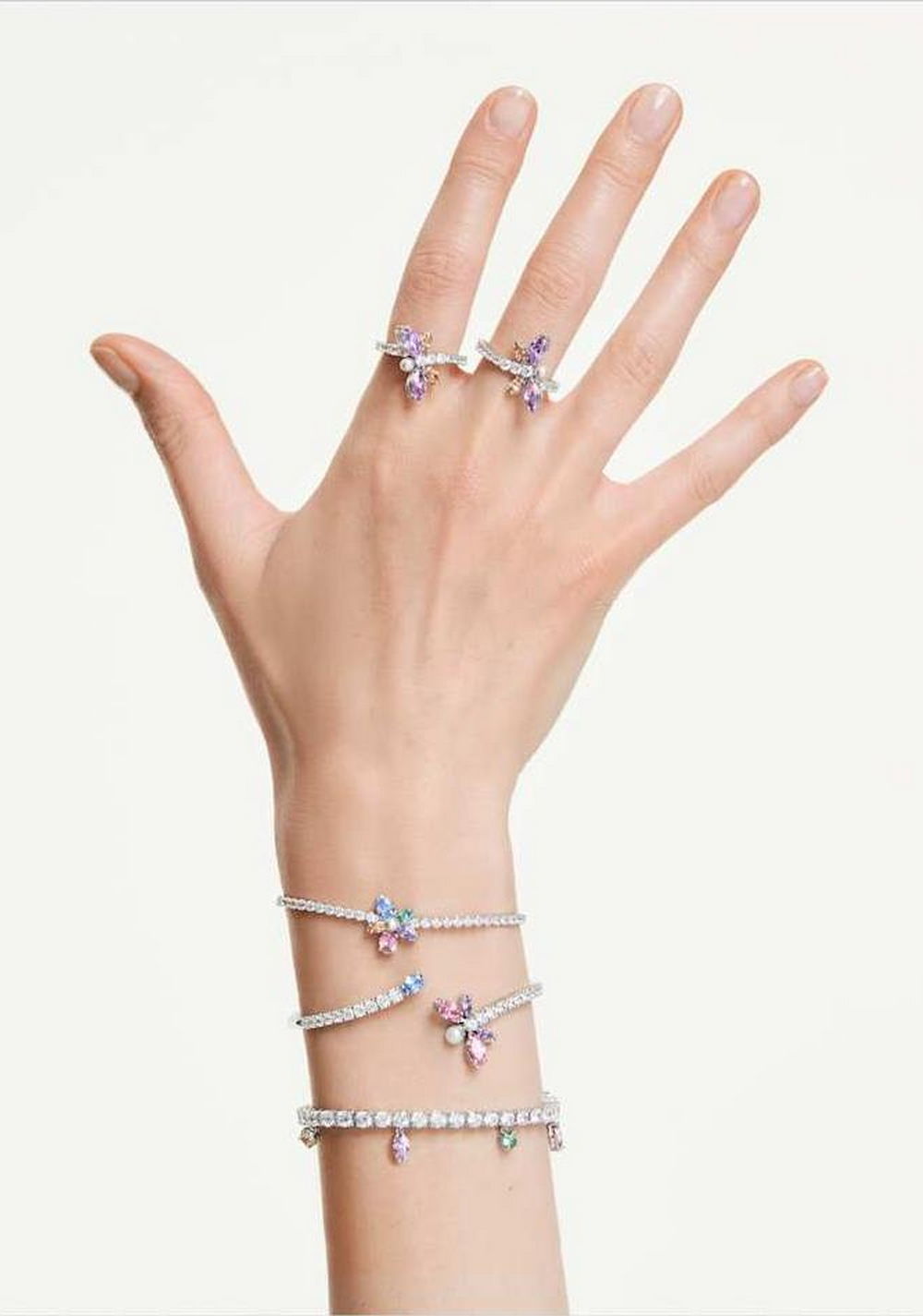 Anillo con Motivo Ariana Grande X Multicolor Swarovski 5