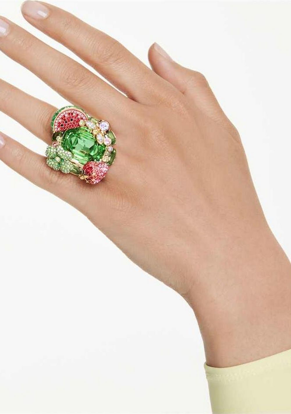 Anillo con Motivo Idyllia Multicolor Swarovski 4